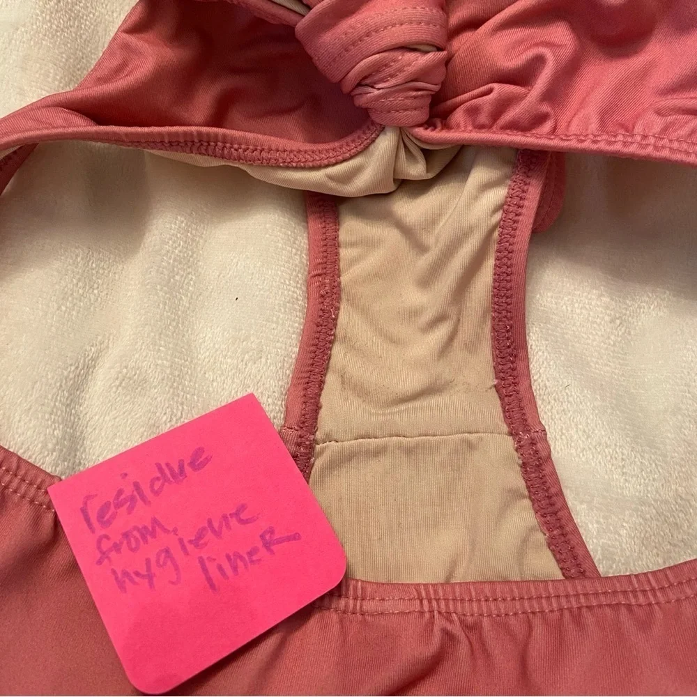 New! La Gotta Pink Brassica Cut-Out One-Piece Swimsuit NWOT 3483